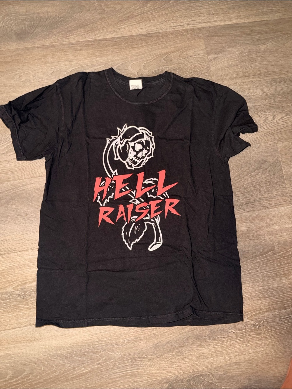 Black Hell Raiser Graphic Short Sleeve Tee